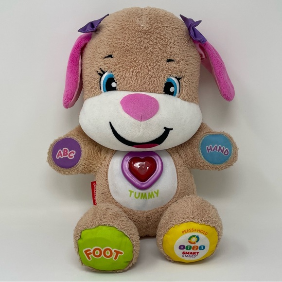 Fisher Price Stuffed Animal Educational Learning plush toy 2014 - Picture 1 of 12